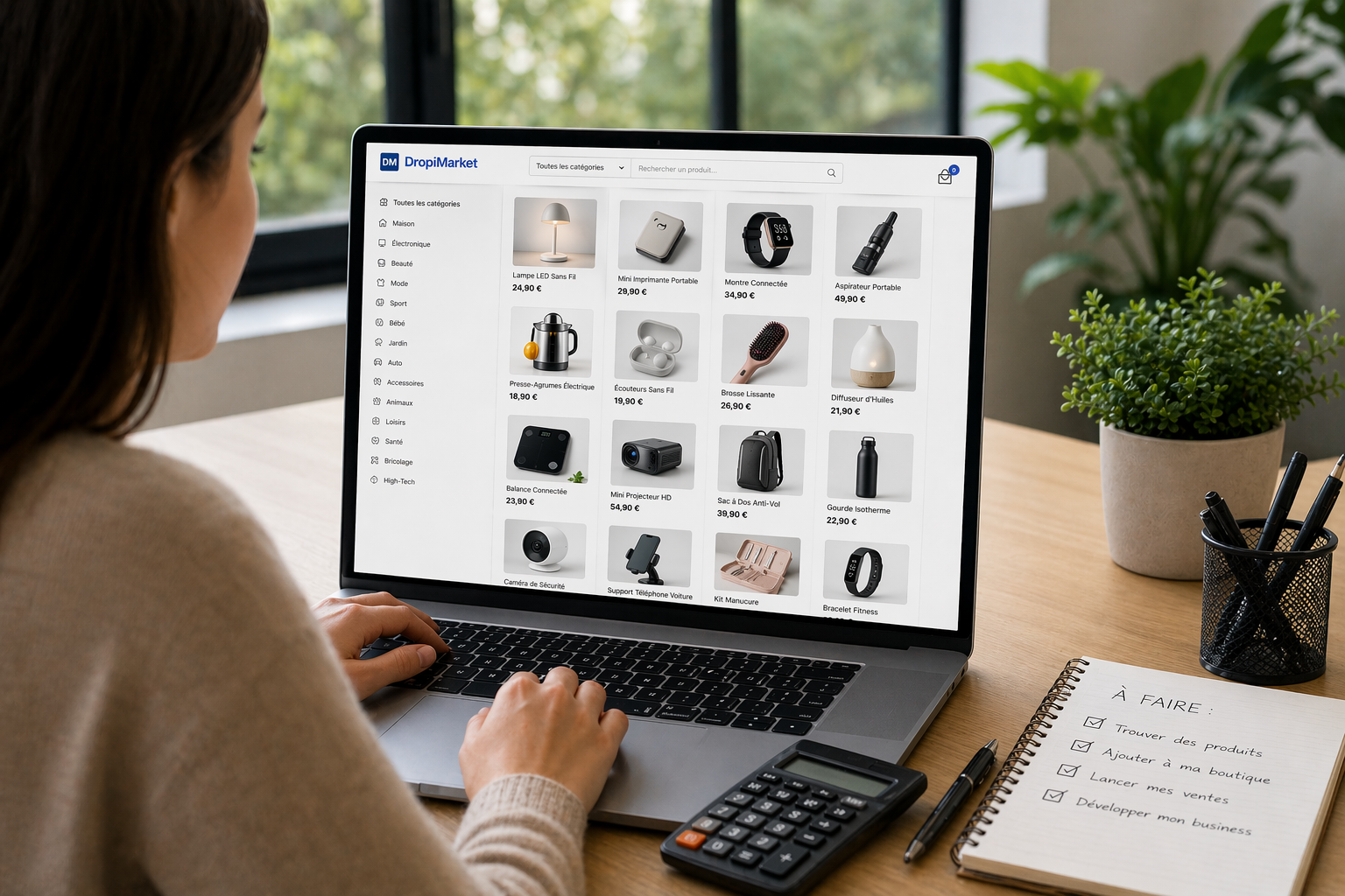 page boutique dropshipping. dropimarket